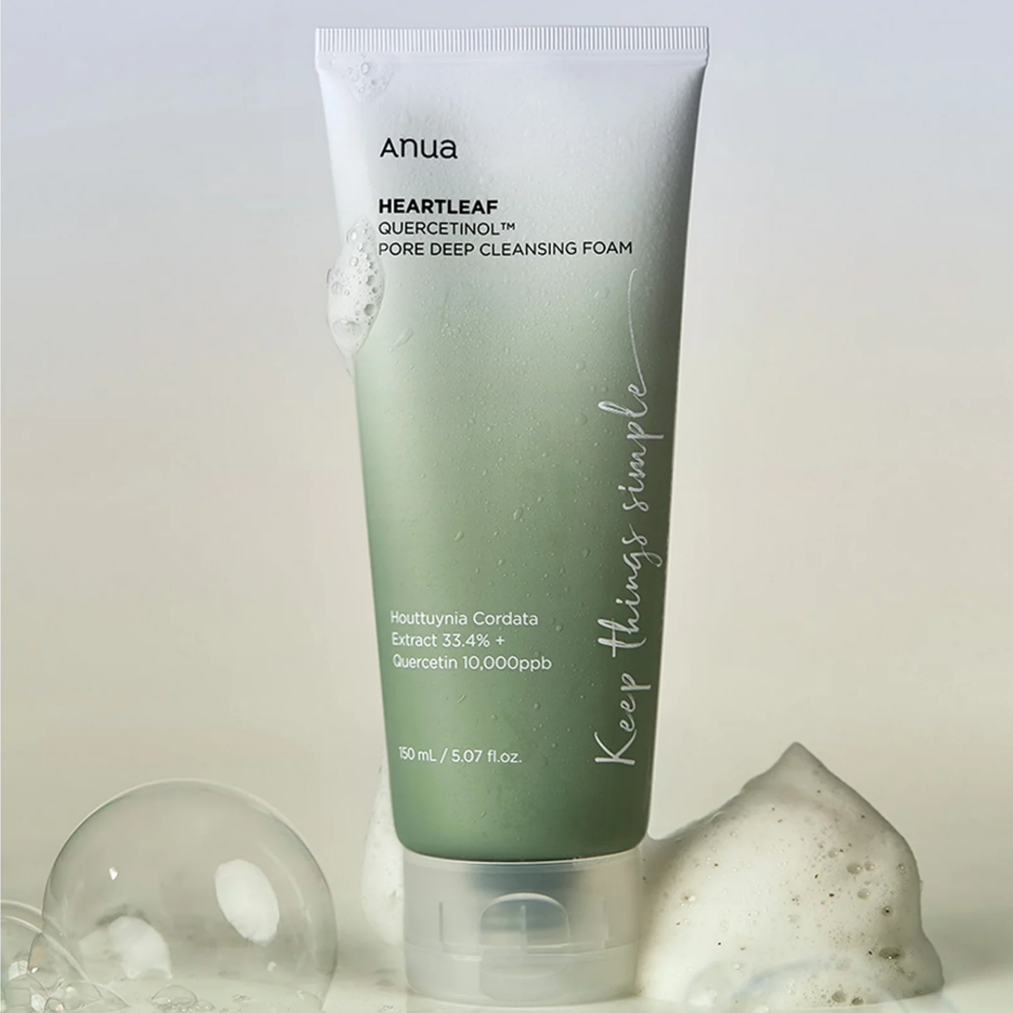Anua Heartleaf Quercetinol Pore Deep Cleansing Foam