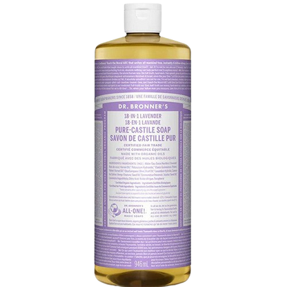 Dr. Bronner's 18-In-1 Pure-Castile Liquid Soap Lavender