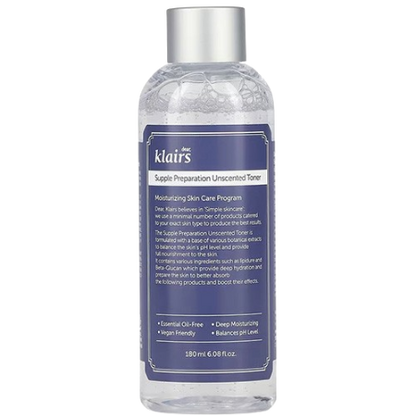 Klairs Supple Preparation Unscented Toner