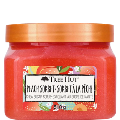 Tree Hut Peach Sorbet Shea Sugar Scrub 18oz