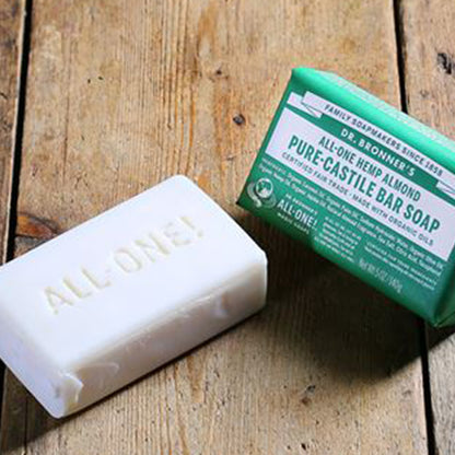 Dr. Bronner's Pure-Castile Bar Soap Almond