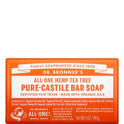 Dr. Bronner's Pure-Castile Bar Soap Tea Tree