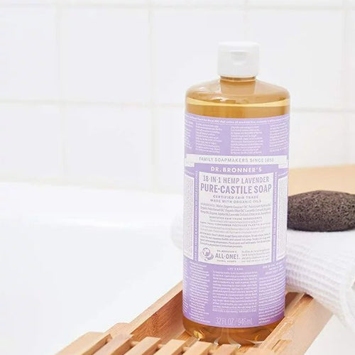 Dr. Bronner's 18-In-1 Pure-Castile Liquid Soap Lavender