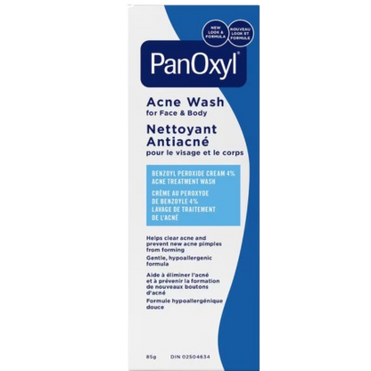 PanOxyl Creamy Acne Wash, 4% Benzoyl Peroxide
