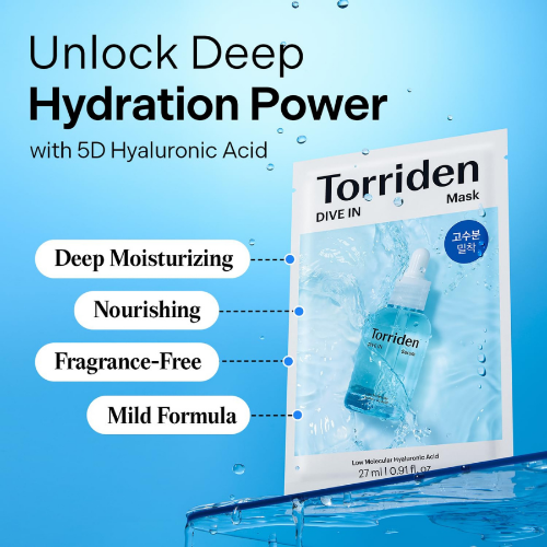 Torriden DIVE-IN Low Molecular Hyaluronic Acid Mask