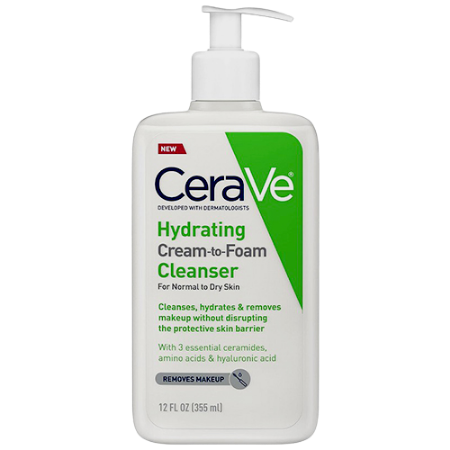 CeraVe® Hydrating Cream-to-Foam Cleanser